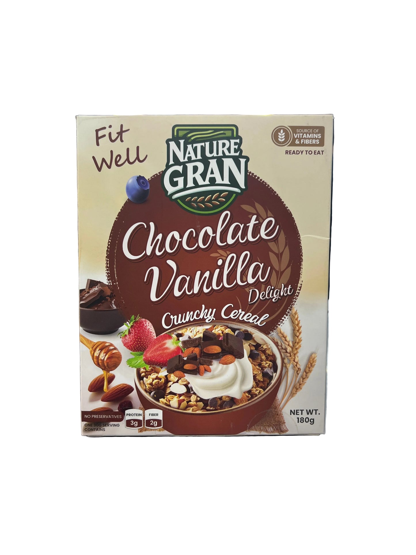 Nature Gran Chocolate Vanilla Crunchy Cereal(180g)
