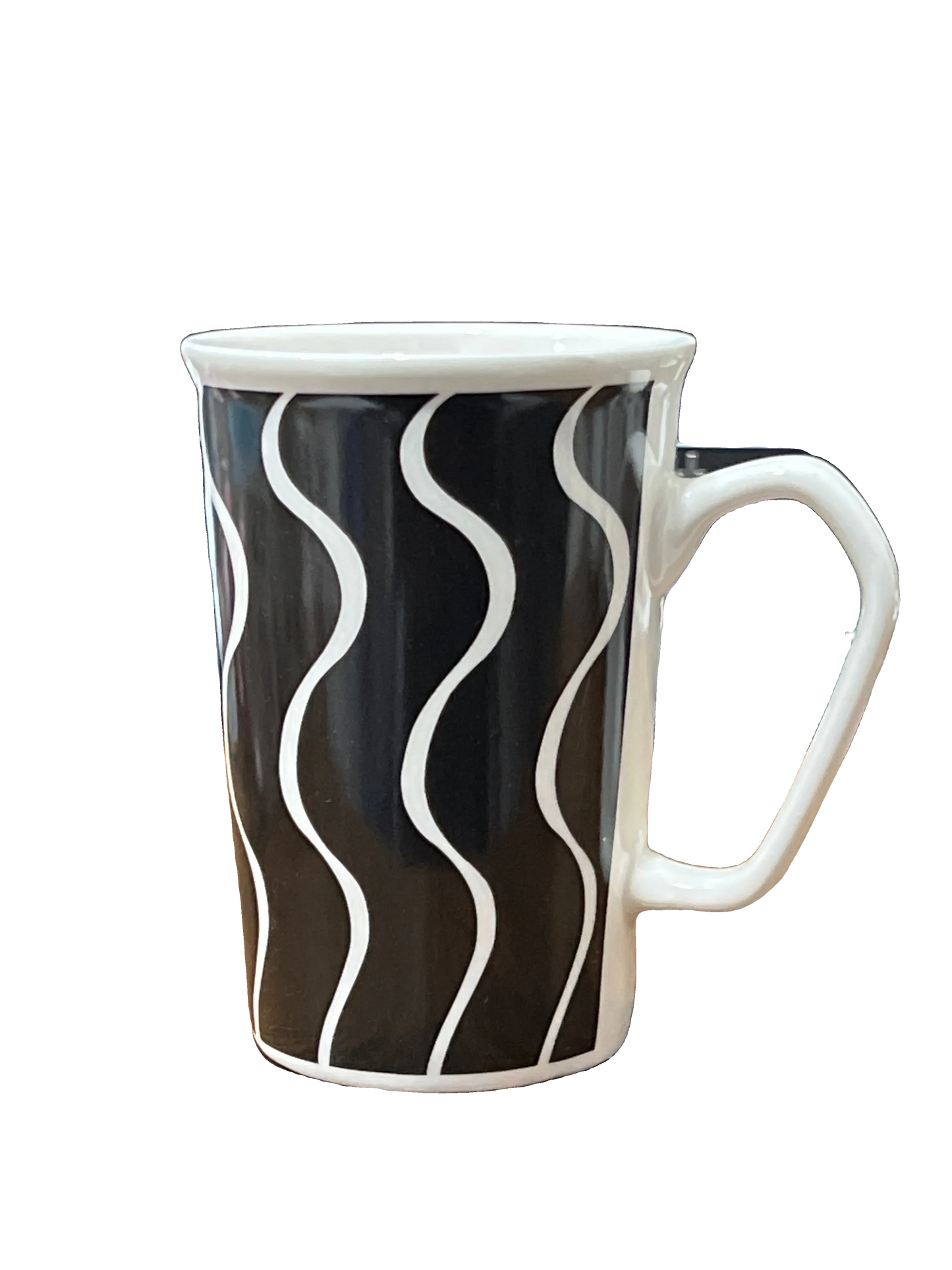 Black & White Wavy Big Mug - Sana Cash N Carry Pakistan