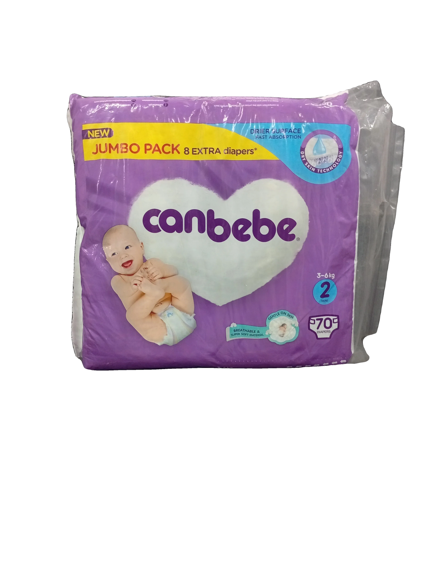 Canbebe Jumbo New Pack (2Mini/70) - Sana Cash N Carry Pakistan
