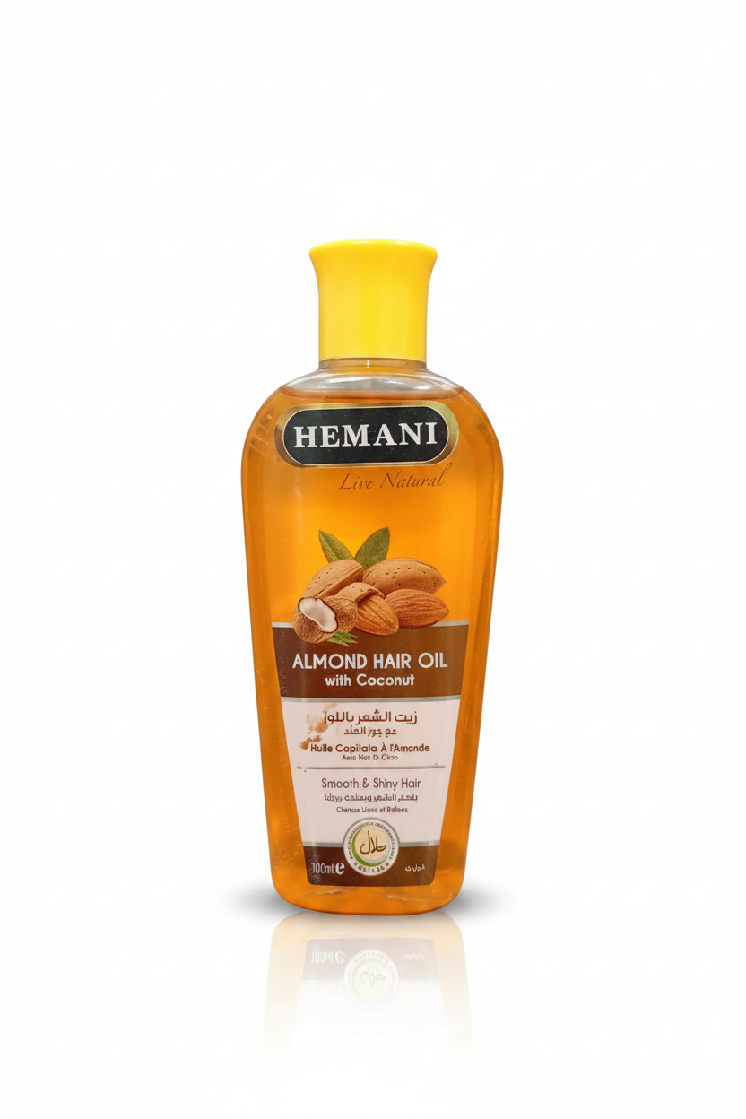 Hemani Almond Hair Oil(100ml) - Sana Cash N Carry Pakistan