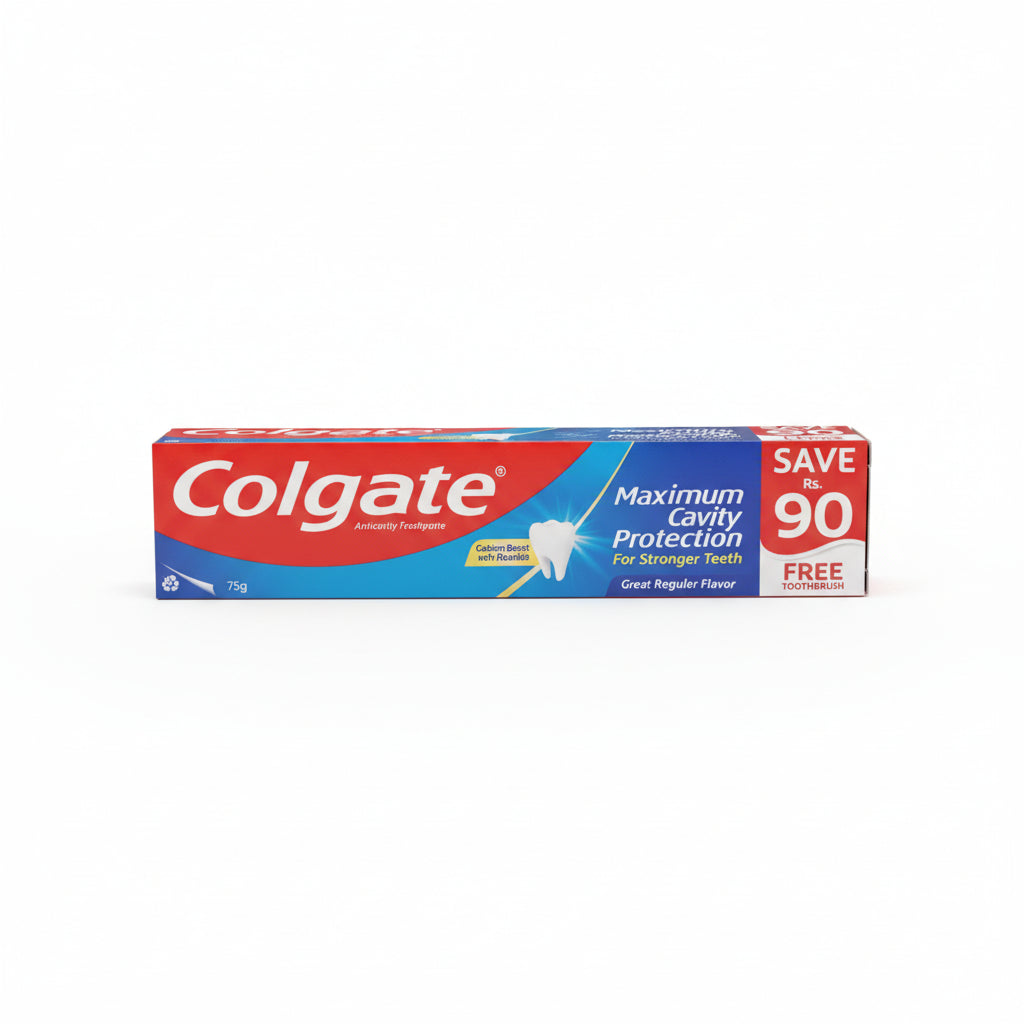 COLGATE MAXIMUM CAVITY PROTECTION TOOTH PASTE(75gm)