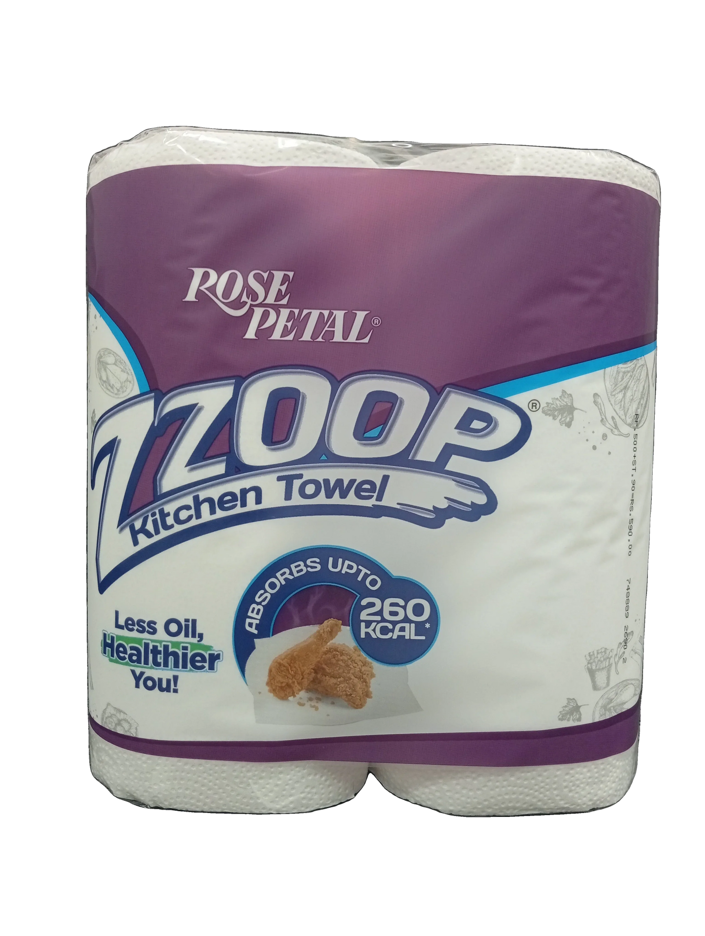 Rose Petal Zzoop Kitchen Towel - Sana Cash N Carry Pakistan