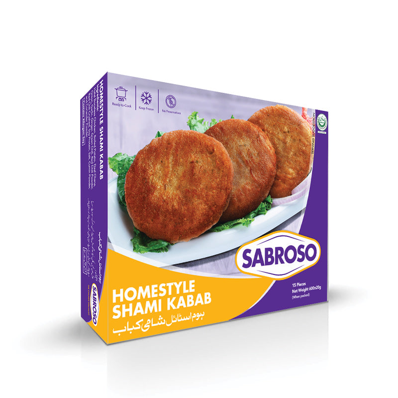 SABROSO HOME STYLE SHAMI KABAB(600gm)