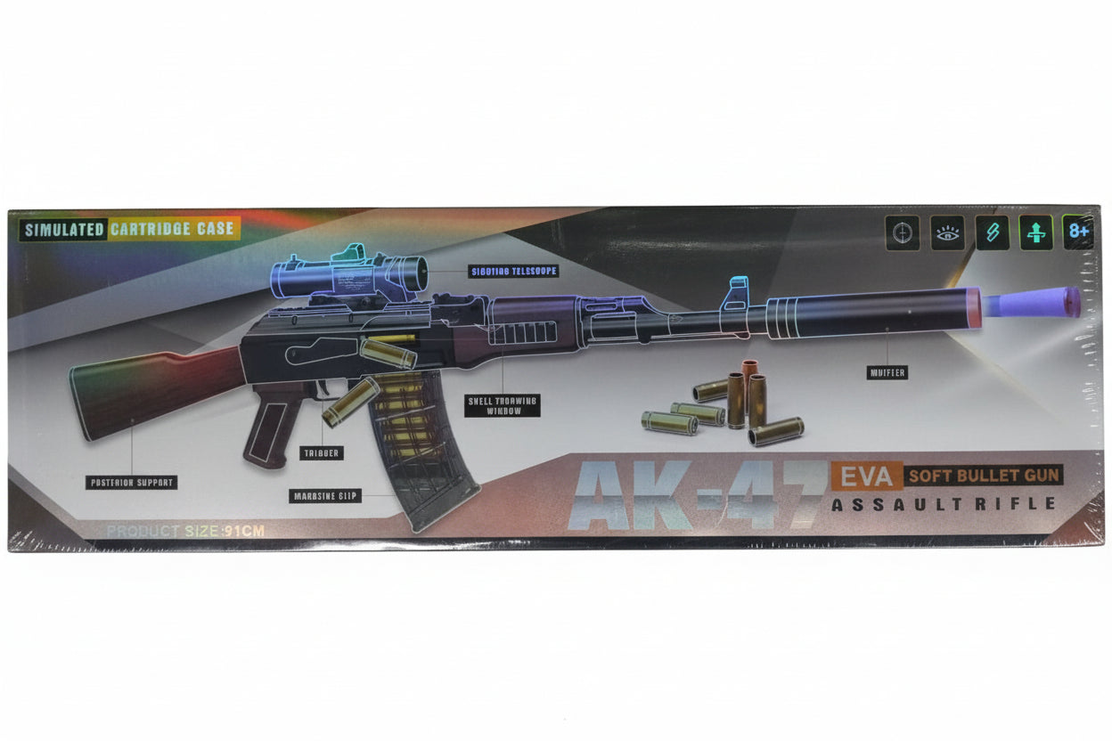 AK 47 EVA SOFT BULLET GUN K52