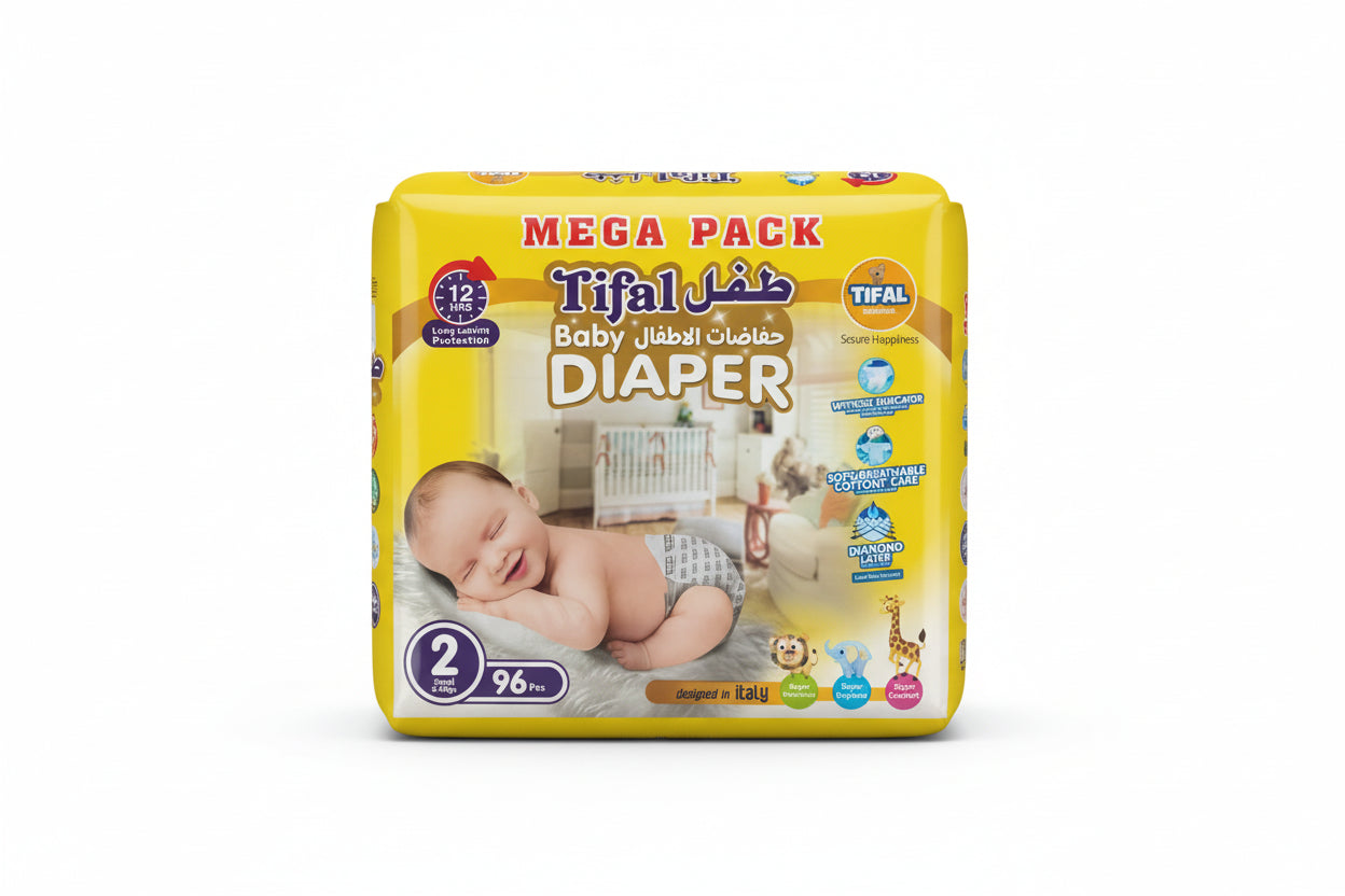 TIFAL DIAPERS MEGA PACK(S 96pcs)