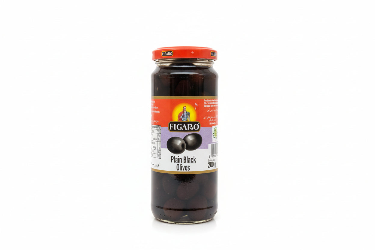 FIGARO PLAIN BLACK OLIVES(200gm)