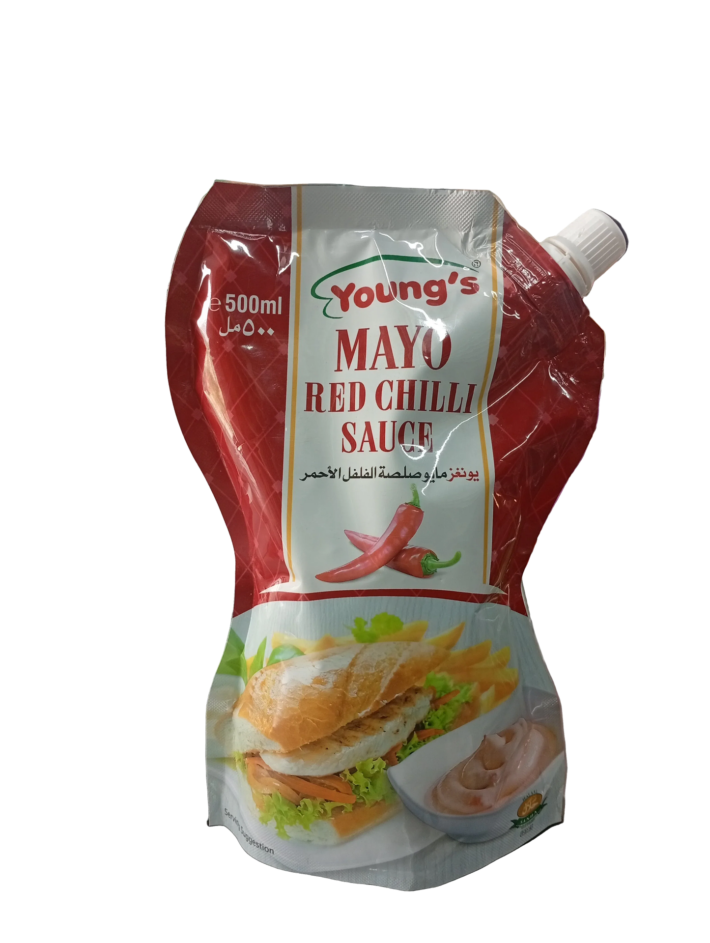 Young's Mayo Red Chilli Sauce (500ml) - Sana Cash N Carry Pakistan