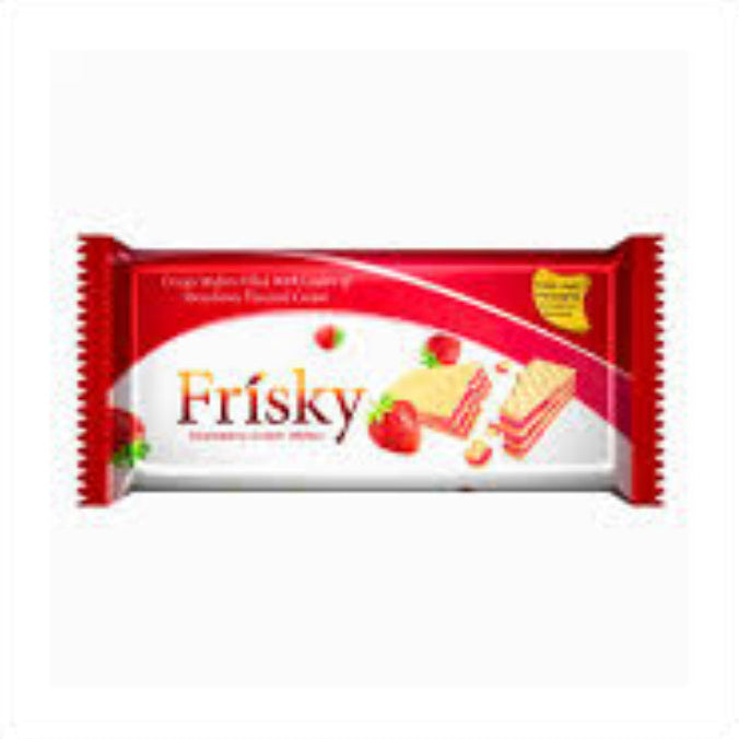 FRISKY STRAWBERRY CREAM WAFERS