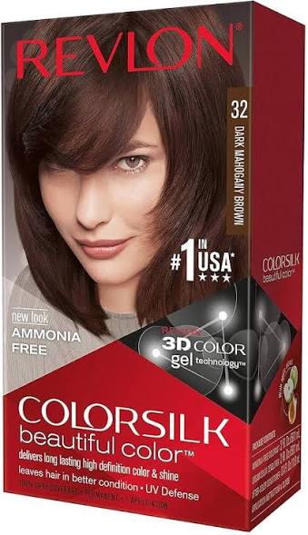 REVLON COLOR SILK DARK MAHOHANT BROWN 32