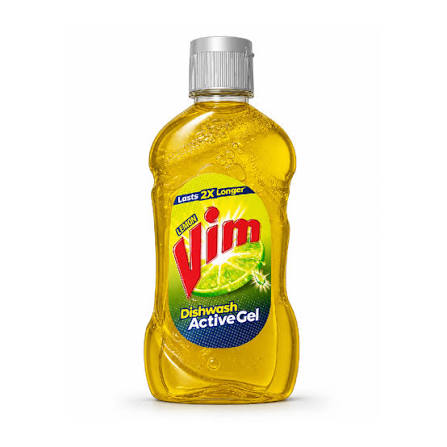 VIM DISHWASH ACTIVE GEL LEAMON AO8 (580ML)