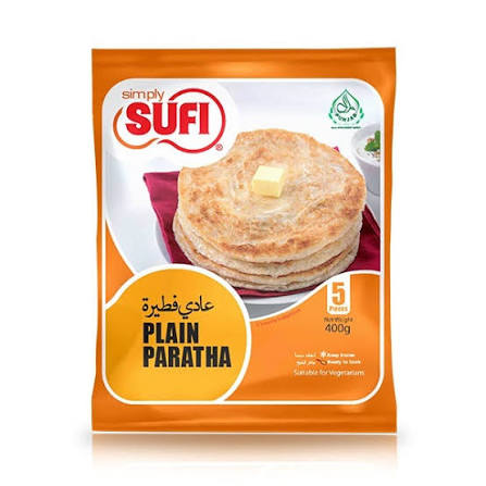 SUFI PLANE PRATHA 5 PCS 400GM