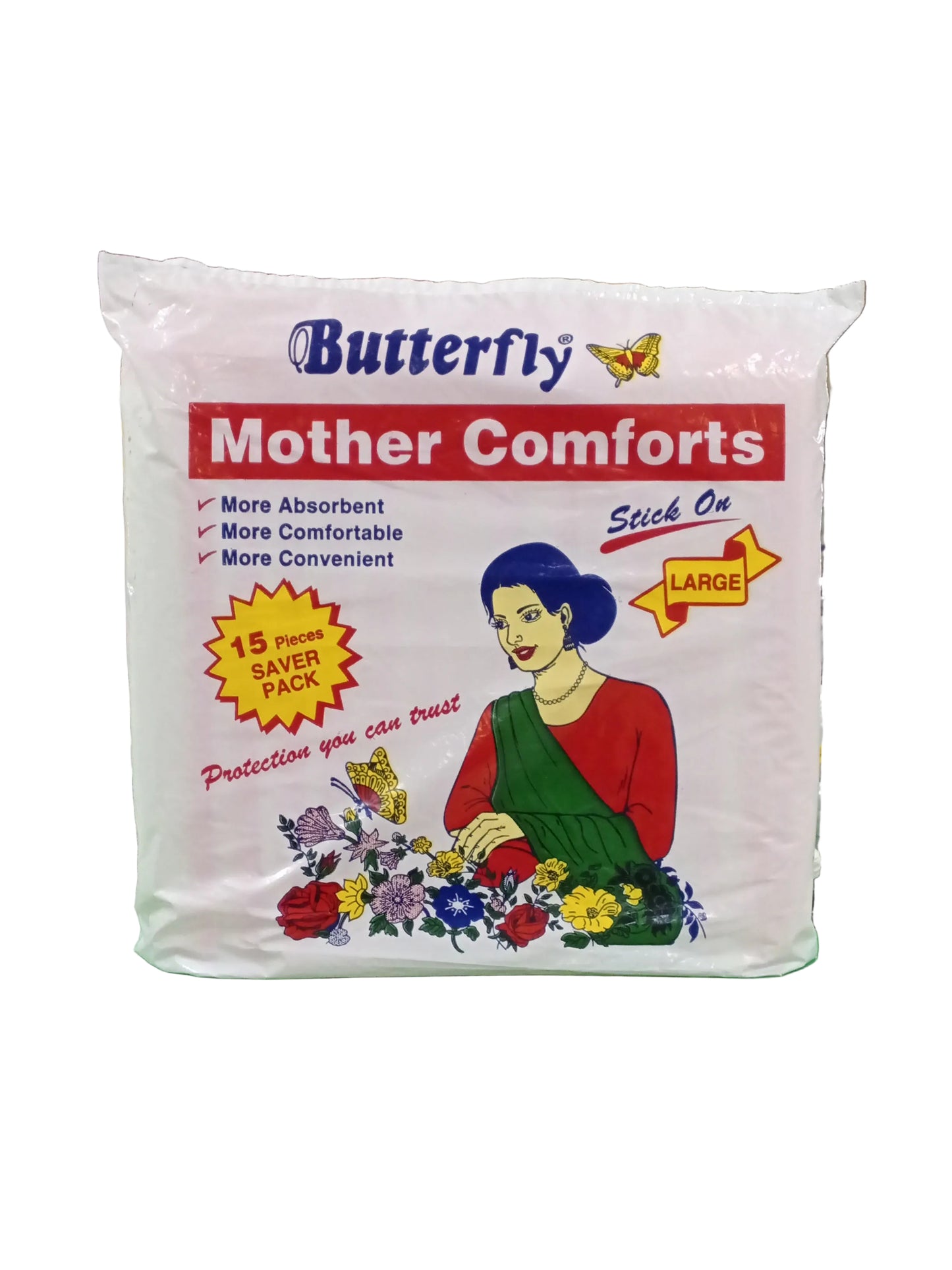 Butterfly Mother comforts large 15 pieces pads