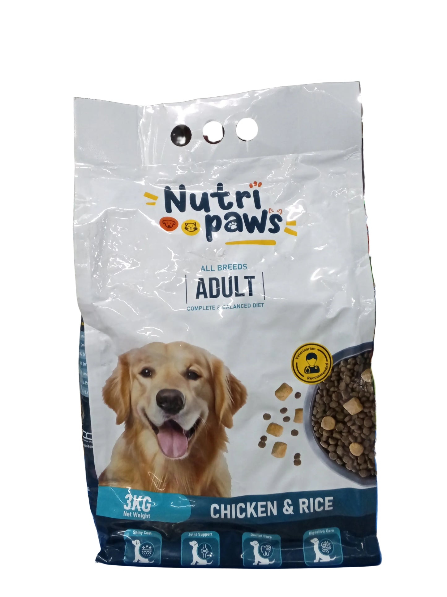 Nutri paws adult 3kg