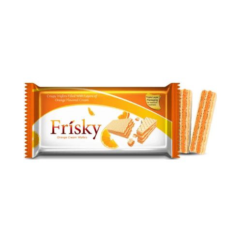 FRISKY ORANGE CREAM WAFERS