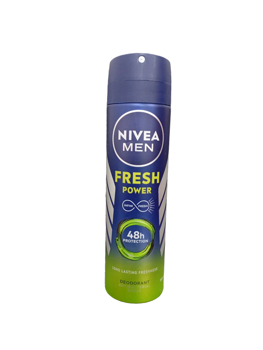 Nivea Men Fresh Power Body Spray48H (150ml) - Sana Cash N Carry Pakistan