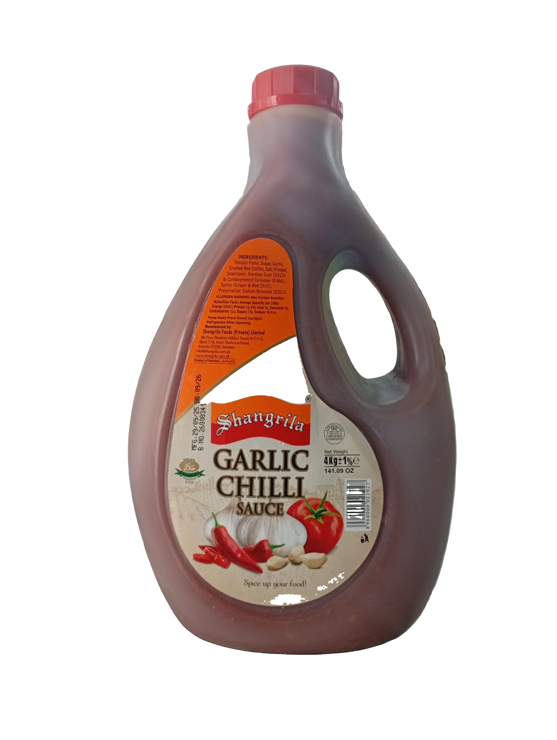 Shangrila Chilli Garlic Sauce (4ltr) - Sana Cash N Carry Pakistan