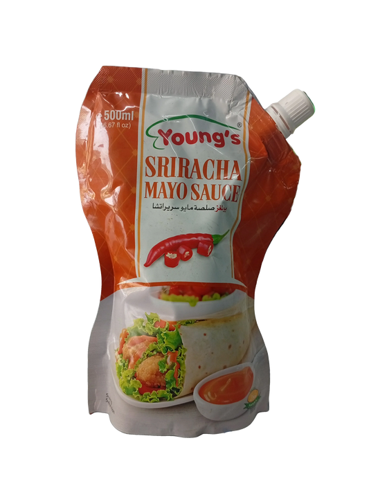 Young's Sriracha Mayo Sauce (500ml) - Sana Cash N Carry Pakistan