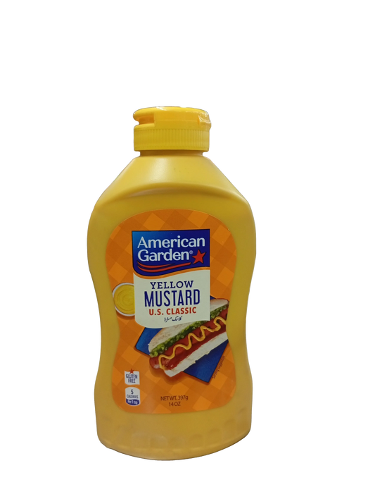 American Garden Yellow Mustard U.S Classic (397g) - Sana Cash N Carry Pakistan