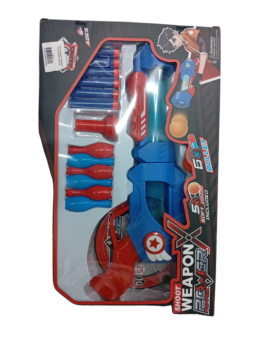 Shoot Weapon X Power Popper Gun Toy - Sana Cash N Carry Pakistan