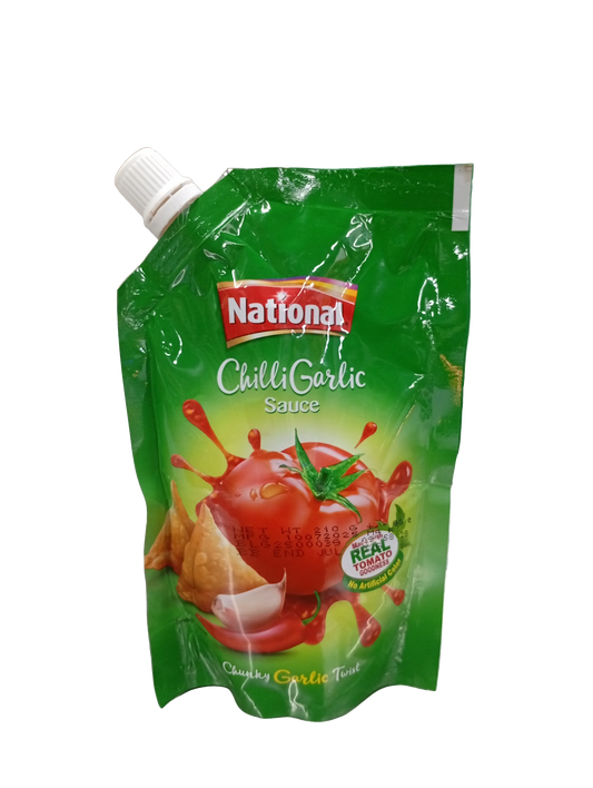 National Chilli Garlic Sauce (210g) - Sana Cash N Carry Pakistan