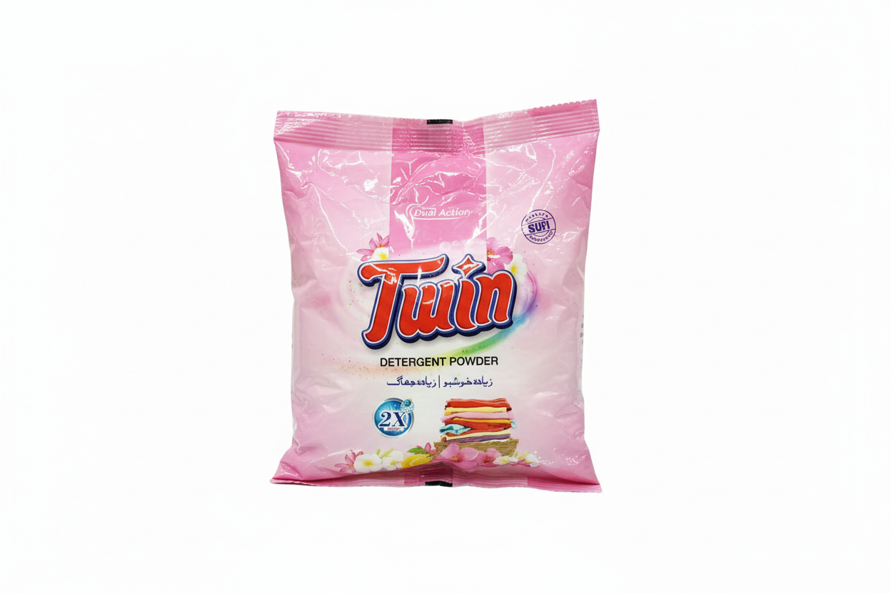Twin Detergent Powder 2xFormula(500g) - Sana Cash N Carry Pakistan