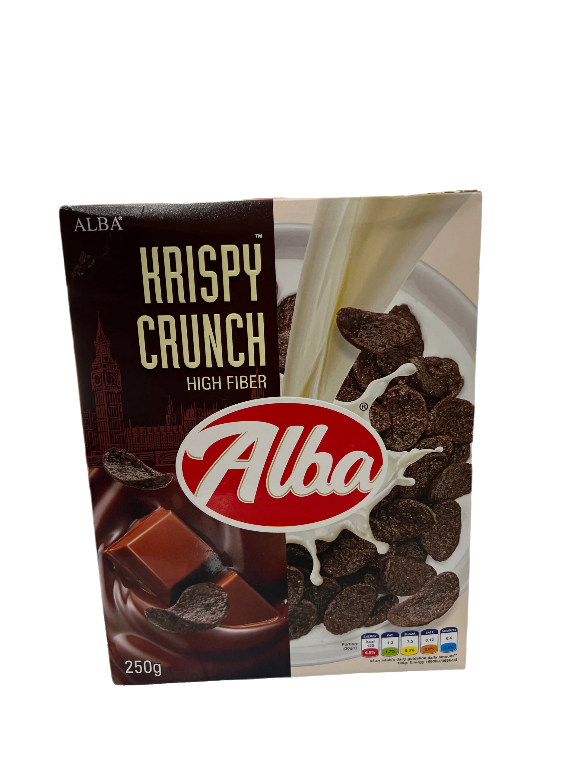 Alba Cereal Krispy Crunch High Fiber 250G - Sana Cash N Carry Pakistan