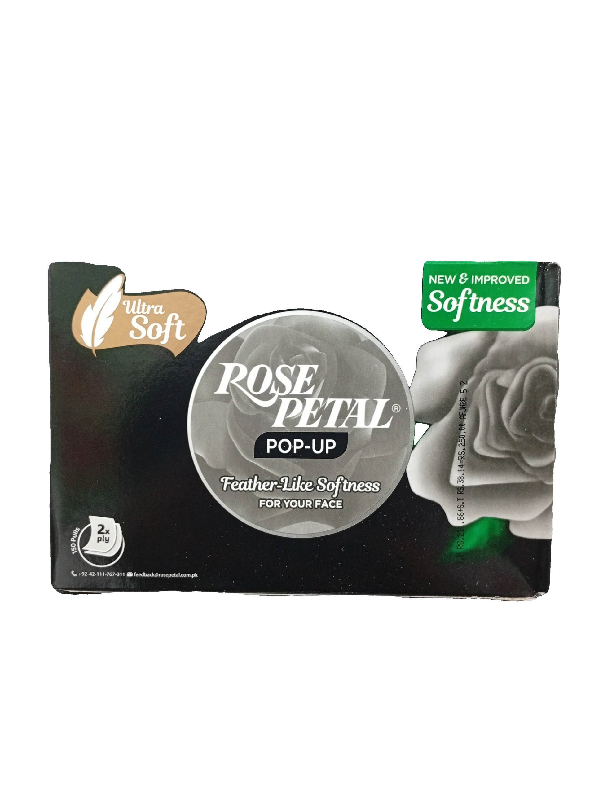 Rose Petal Ultra Soft Tissue Box(150pulls) - Sana Cash N Carry Pakistan