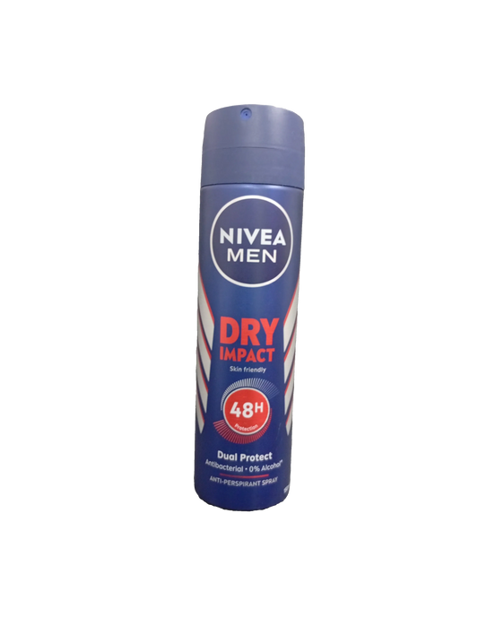 Nivea Men Dry Impact Spray 48H Protection(150ml) - Sana Cash N Carry Pakistan