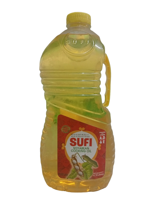 Sufi Soyaben Cooking Oil (4.5ltr) - Sana Cash N Carry Pakistan