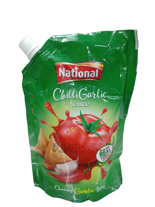 National Chilli Garlic Sauce (400g) - Sana Cash N Carry Pakistan