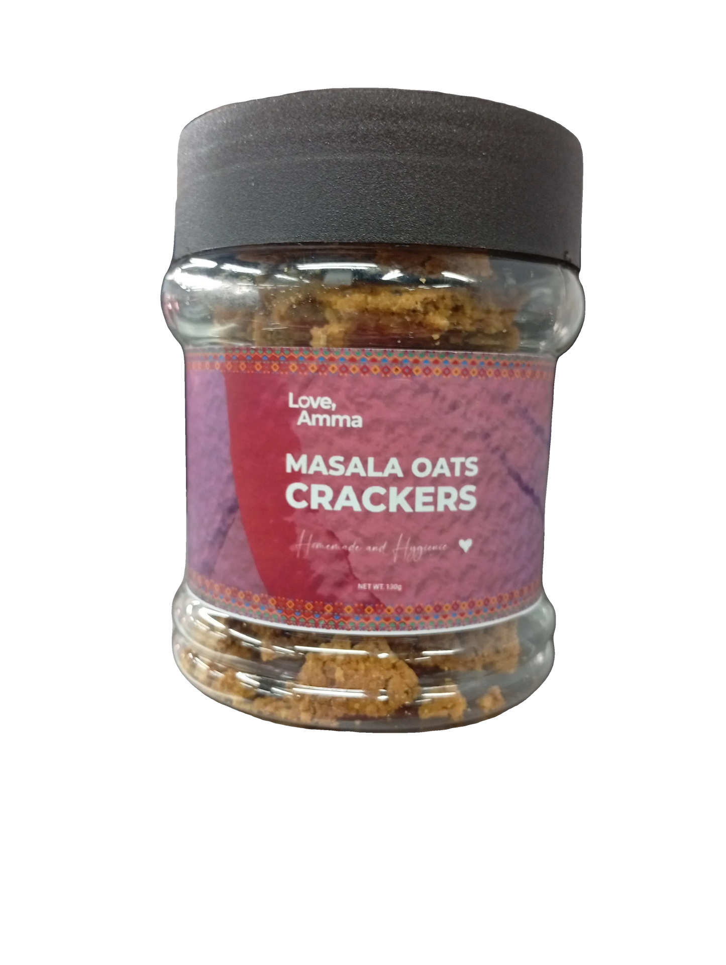 Love Amma Masala Oats Crackers Jar(130g) - Sana Cash N Carry Pakistan