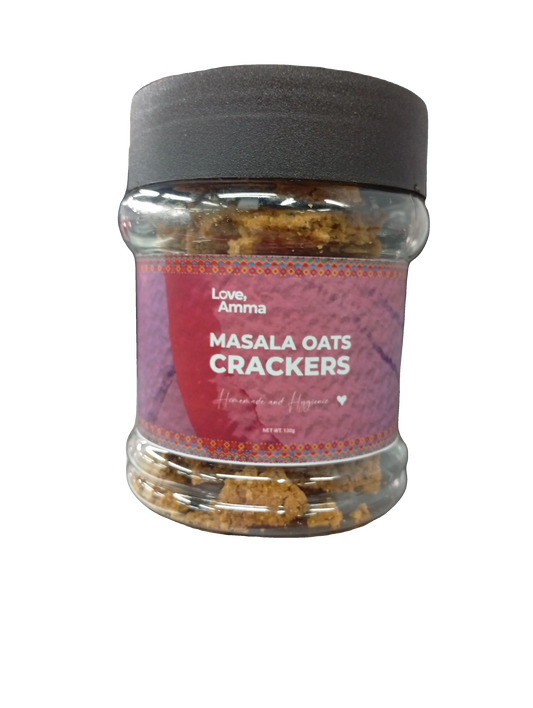 Love Amma Masala Oats Crackers Jar(130g) - Sana Cash N Carry Pakistan