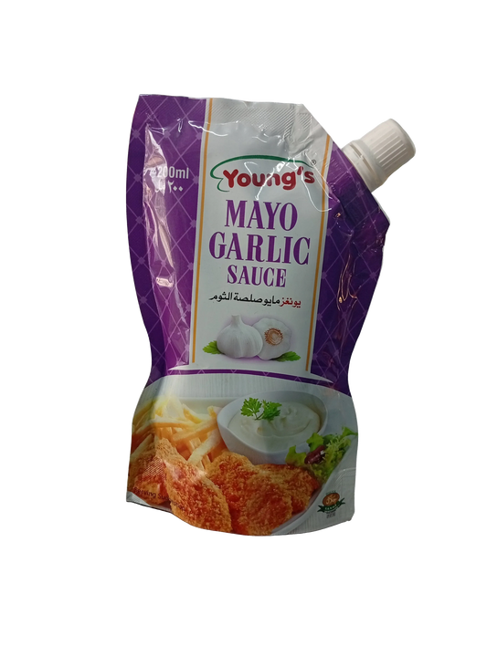 Young's Mayo Garlic Sauce (200ml) - Sana Cash N Carry Pakistan