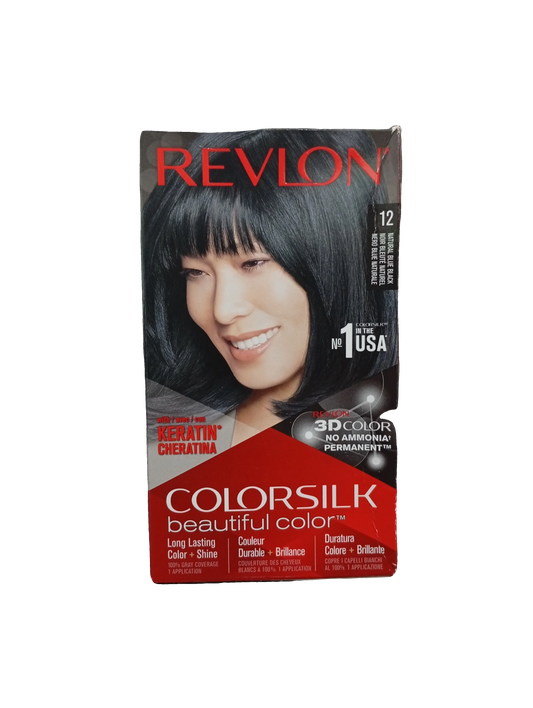 Revlon Colorsilk Beautiful Blue Black Color(12) - Sana Cash N Carry Pakistan