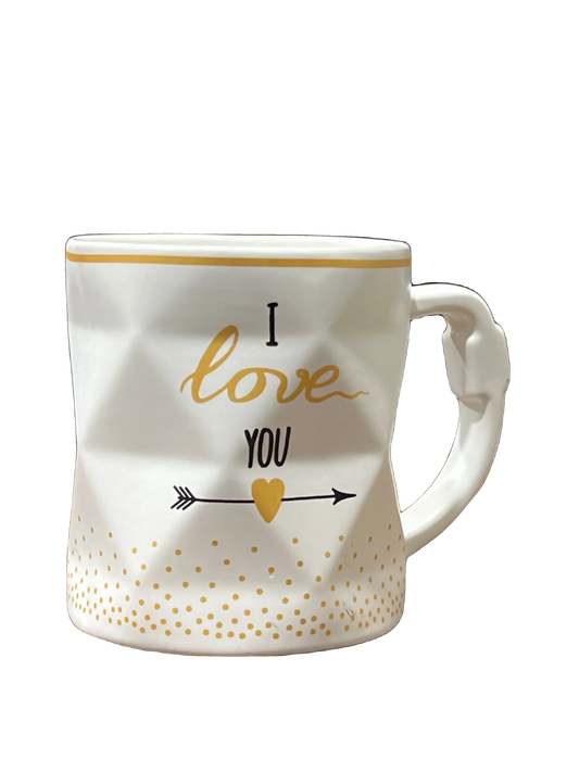 I Love You Crinkle Mug - Sana Cash N Carry Pakistan