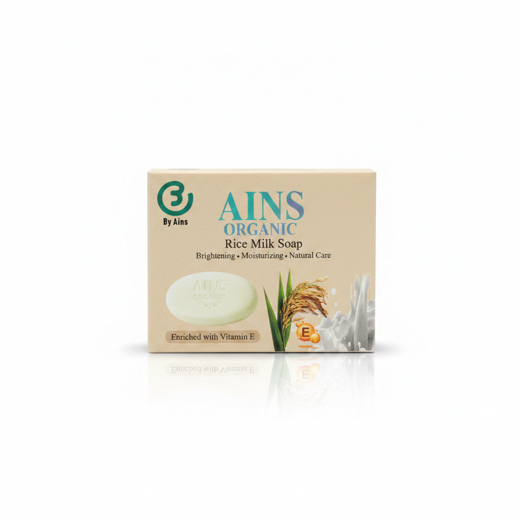 AINS ORGANIC RICE MILK SOAP(80gm)