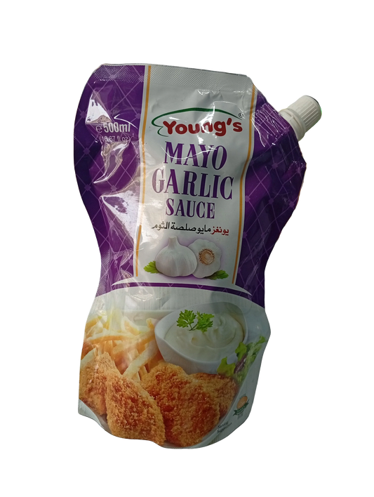 Young's Mayo Garlic Sauce (500ml) - Sana Cash N Carry Pakistan