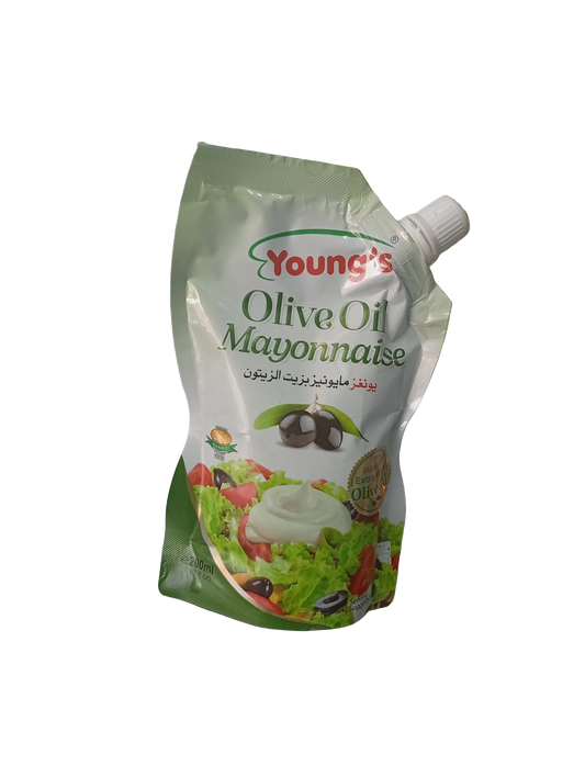 Young's Olive Oil Mayonnaise (200ml) - Sana Cash N Carry Pakistan
