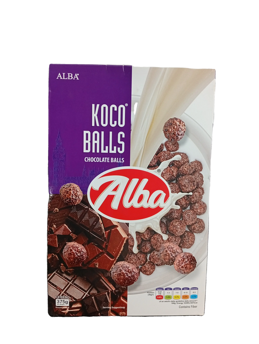 Alba Koco Balls Chocolate Balls Cereal (375g) - Sana Cash N Carry Pakistan