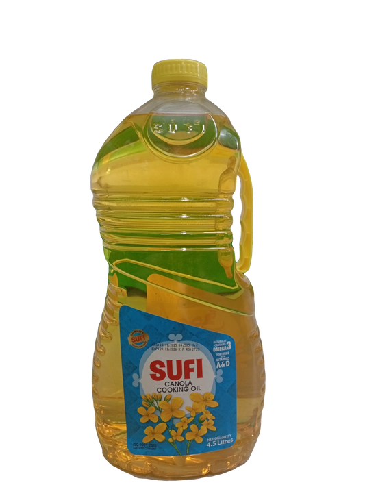 Sufi Canola Cooking Oil (4.5ltr) - Sana Cash N Carry Pakistan