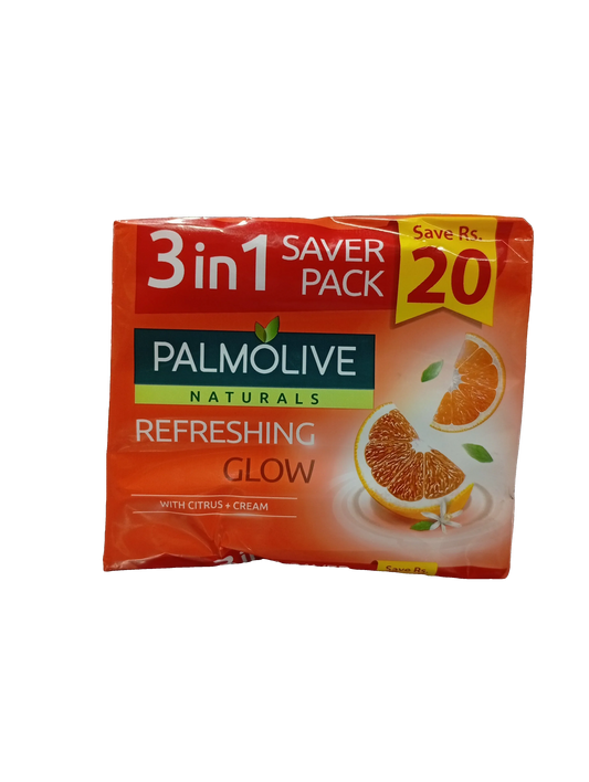 Palmolive Refreshing Glow Trio Pack Soap(98g) - Sana Cash N Carry Pakistan