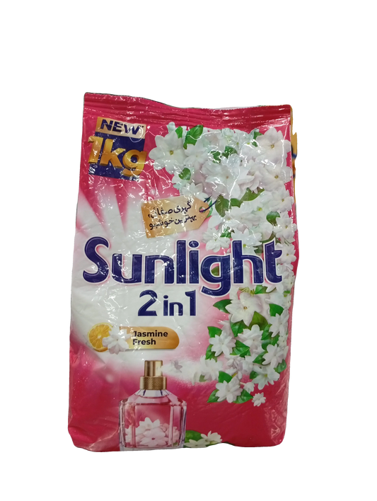 Sunlight 2 in 1 Jasmine Fresh Detergent Powder(1kg) - Sana Cash N Carry Pakistan