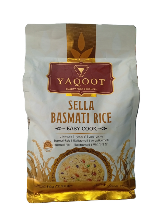Yaqoot Sella Basmati Rice (1kg) - Sana Cash N Carry Pakistan