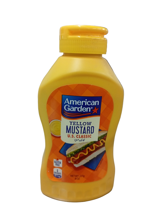 American Garden Yellow Mustard U.S classic (227g) - Sana Cash N Carry Pakistan