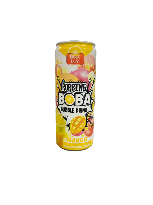 BEST DAY POPPING BOBA BUBBLE MANGO DRINK(320ml)