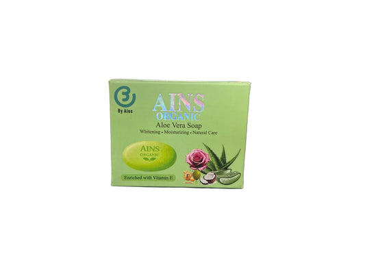 AINS ORGANIC ALOE VERA SOAP(80gm)