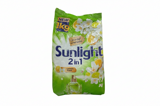 Sunlight 2 in 1 Lemon Fresh Detergent Powder(1kg) - Sana Cash N Carry Pakistan