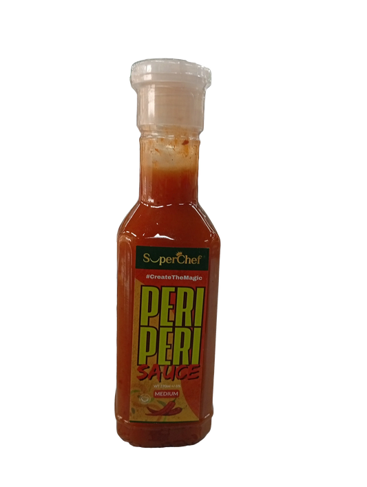 Super Chef Peri Peri Medium Sauce (270ml) - Sana Cash N Carry Pakistan