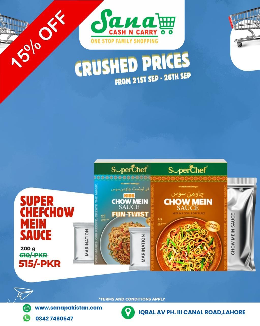 SUPER CHEF CHOWMEN SAUCE   (200gm)