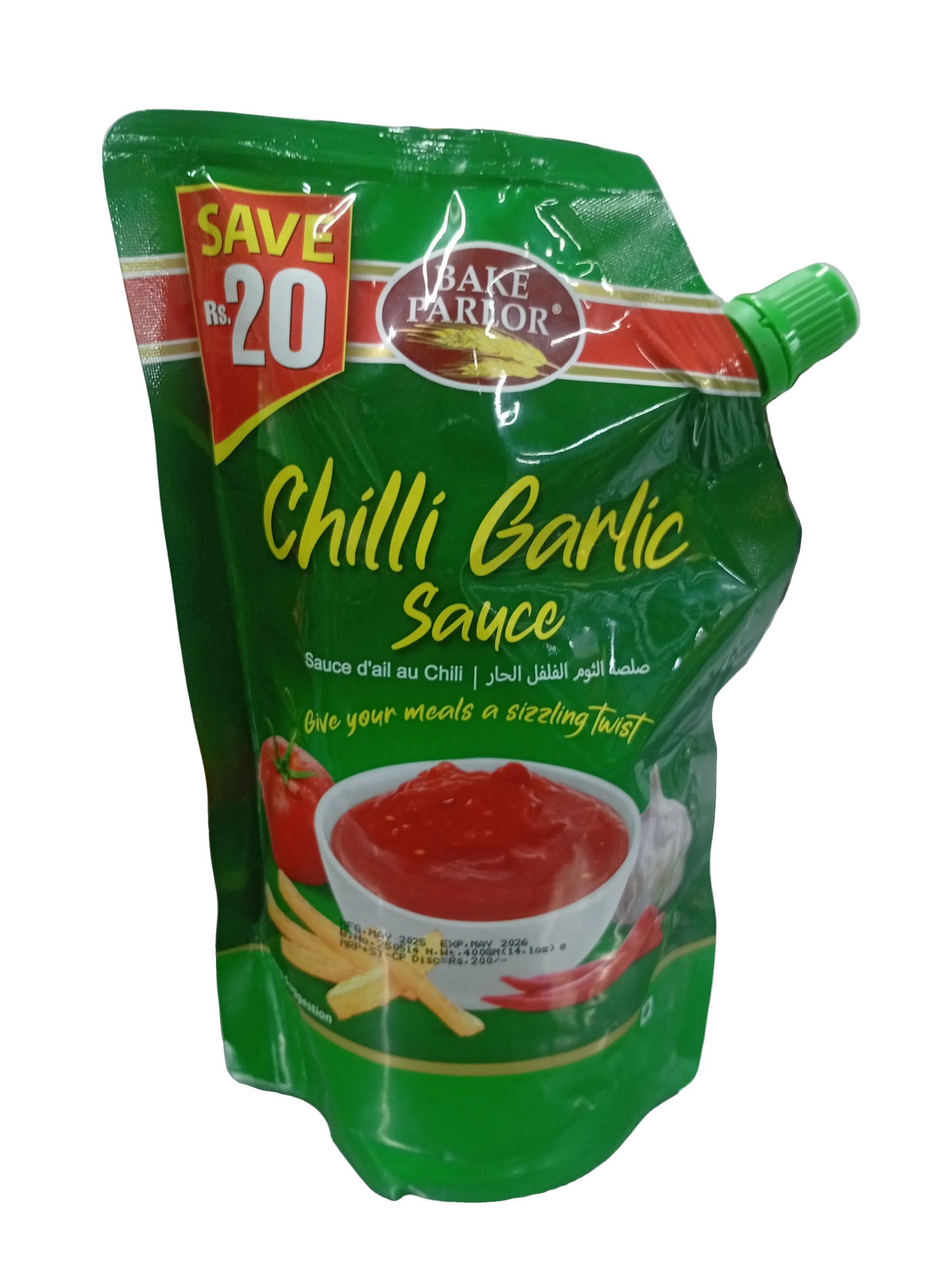 Bake Parlor Chilli Garlic Sauce (400g) - Sana Cash N Carry Pakistan